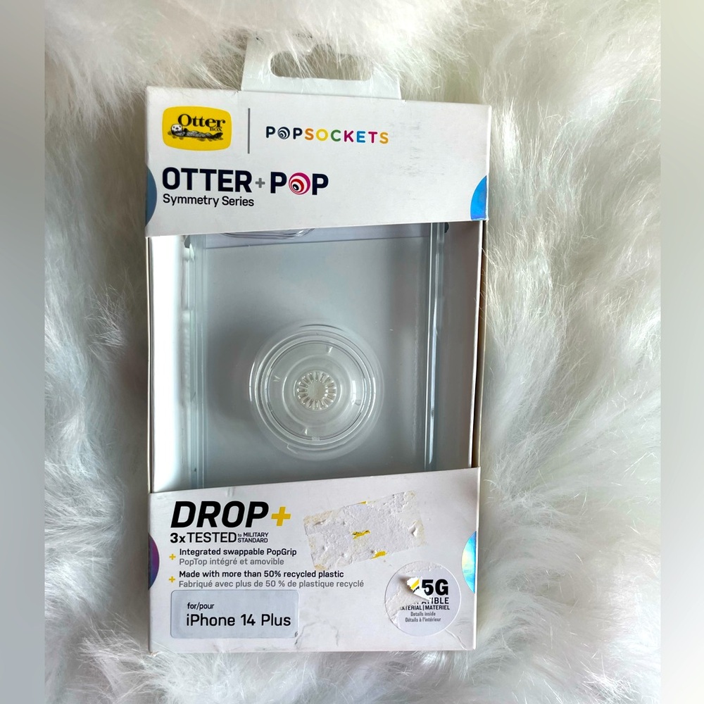 Iphone 14 Otter +Pop Symmetry series clear case